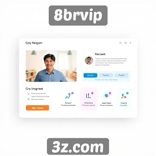 Interface do 8brvip proporciona experiência intuitiva